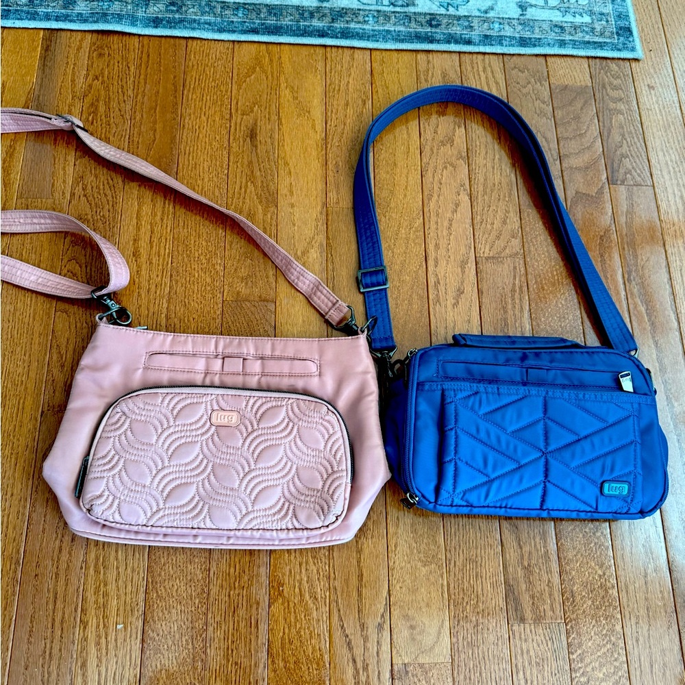 LUG Handbags Samba and Scoop 2 for 1 excellent condition travel crossbody